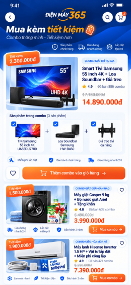App siêu thị điện máy